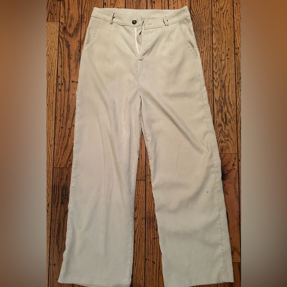 Corduroy cream pants!